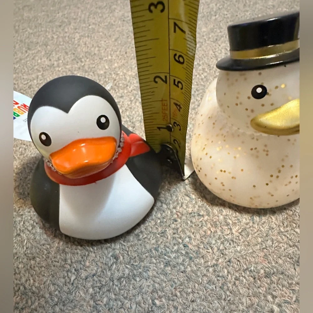 2024 FULL SET OF 5 Target Christmas Rubber Ducks New Years Elf Penguin Snowman